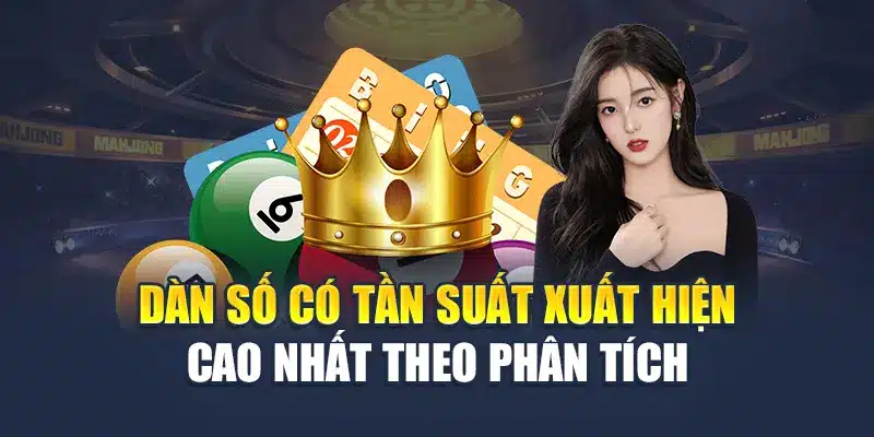 Dàn số có tần suất xuất hiện cao nhất theo phân tích